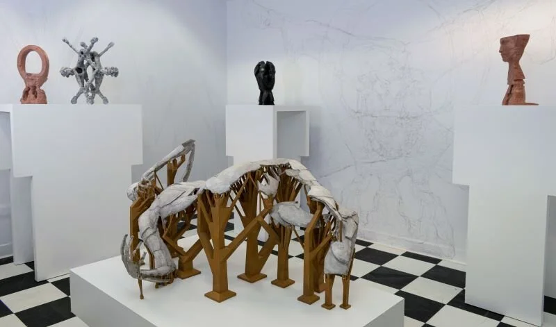 Sophie Kahn &amp; Colette Robbins, Installation for Spring/Break Art Show 2021