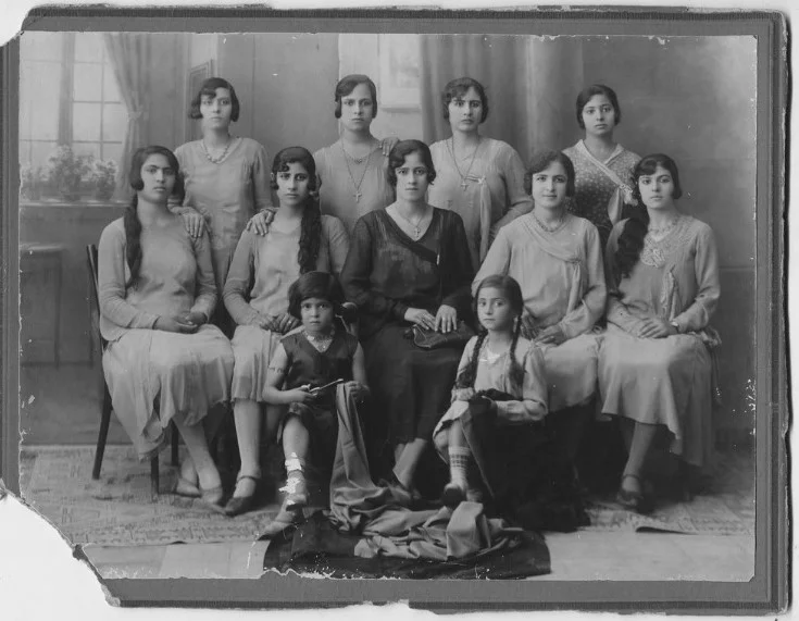 Cynthia’s great grandmother, Laurice Srouji, in her atelier, 1928
