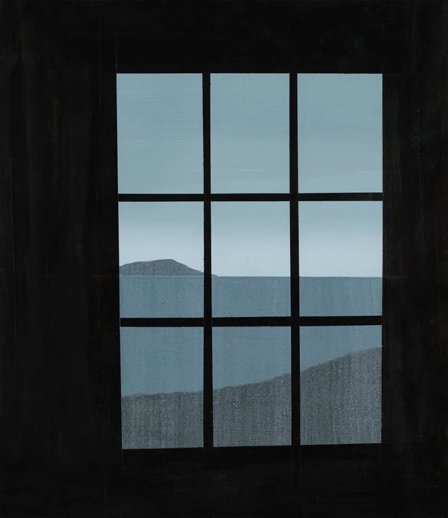 "Cill Rialaig" - acrylic on paper, 2019