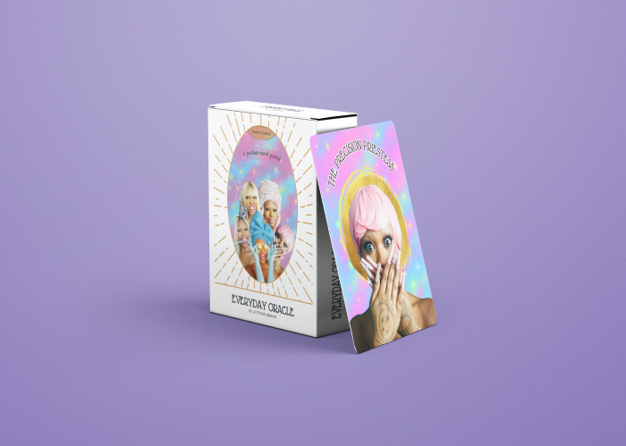 Multidisciplinary artist AUTUMN BREON discusses EVERDAY ORACLE, her new deck of poetic, subversive tarot cards 2 EverydayOracle.purplemockup RS