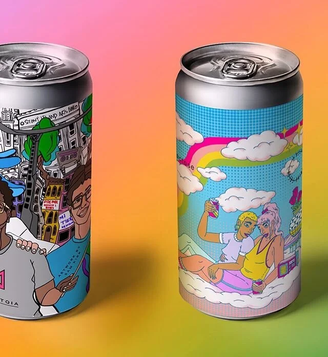 Designed for the Marz Brewing Company's Gay IPA
