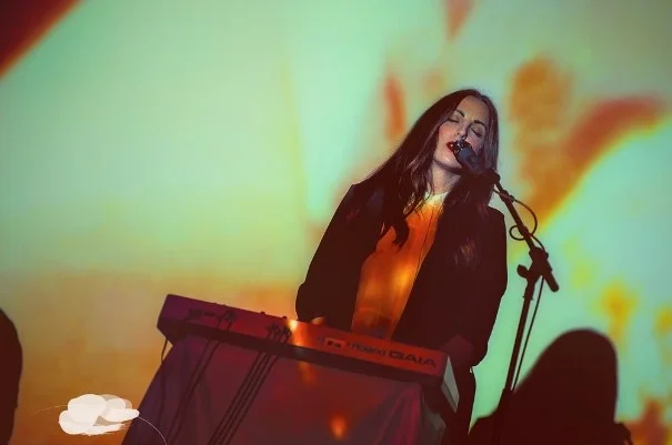 Performing at the Hollywood Forever cemetery, Los Angeles, 2015, photo by Chris Molina