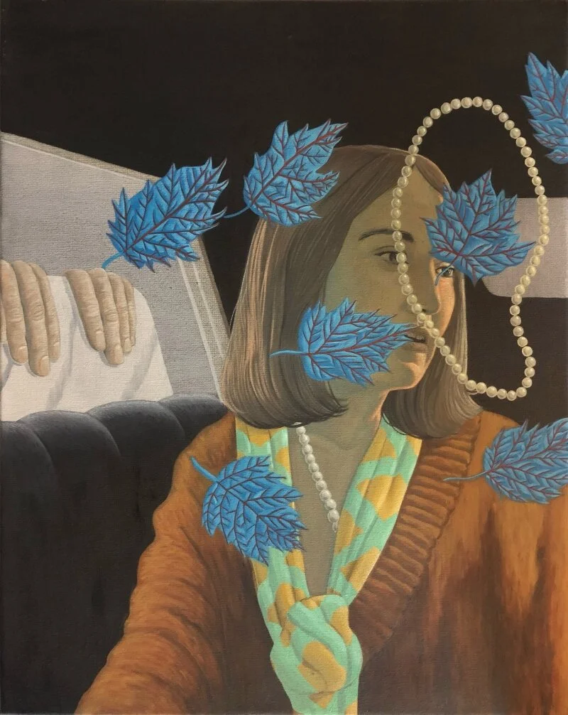 “Immeasurable Speed,” 2020, Oil on canvas, 20 x 16 inches (51 x 40 cm)