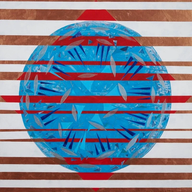 “Portal,” 2018 - 24 x 24 in - Acrylic on wood