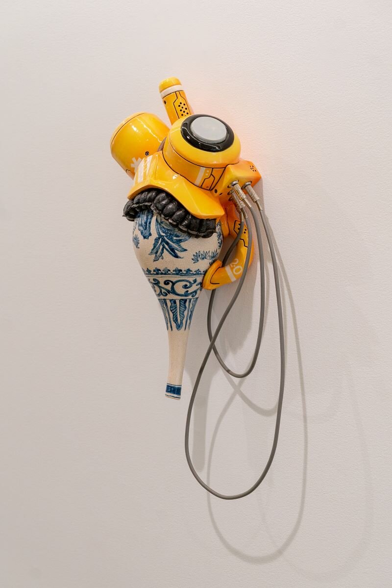 BRENDAN LEE SATISH TANG 8 “Manga Ormolu 2.1d”, 2018, Ceramic and mixed media - 18.5 x 12 x 7in. (47 x 30.5 x 17.8cm)