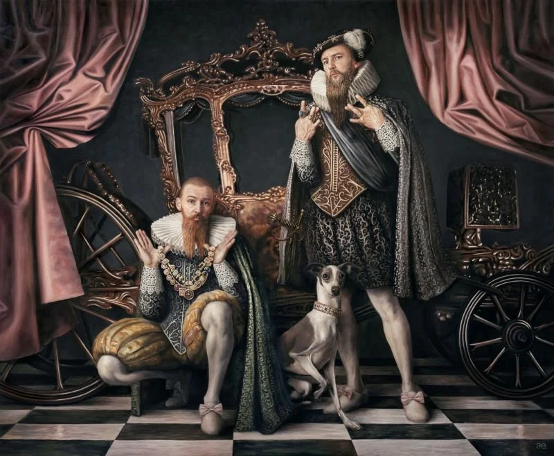 RoyalGangstas2COiloncanvas2C218x180cm RS