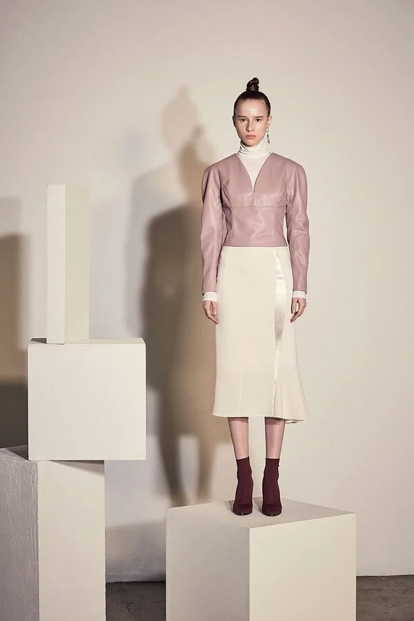 Spacebird Fluid Crepe Skirt - LEHHO Fall/Winter 2019 collection