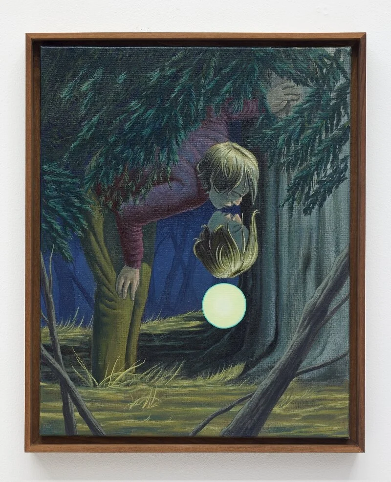 “Slight Source,” 2020, Oil on canvas, 20 x 16 inches (51 x 40 cm)