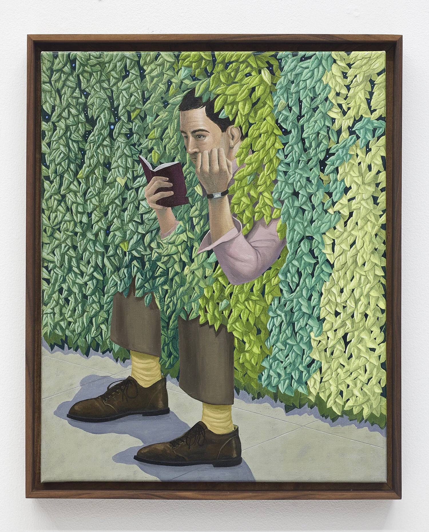 “Veil,” 2020, Oil on canvas, 20 x 16 inches (51 x 40 cm)