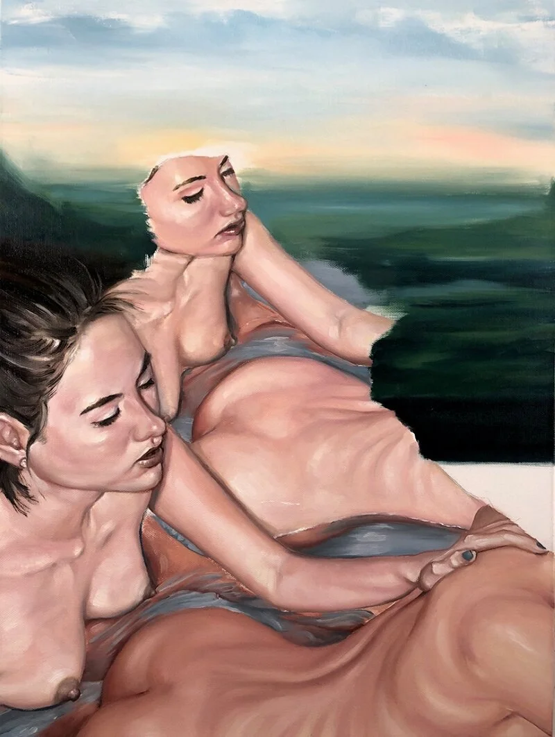 “Western,” 2019 - Oil on Canvas - 24 × 18 × 1 in