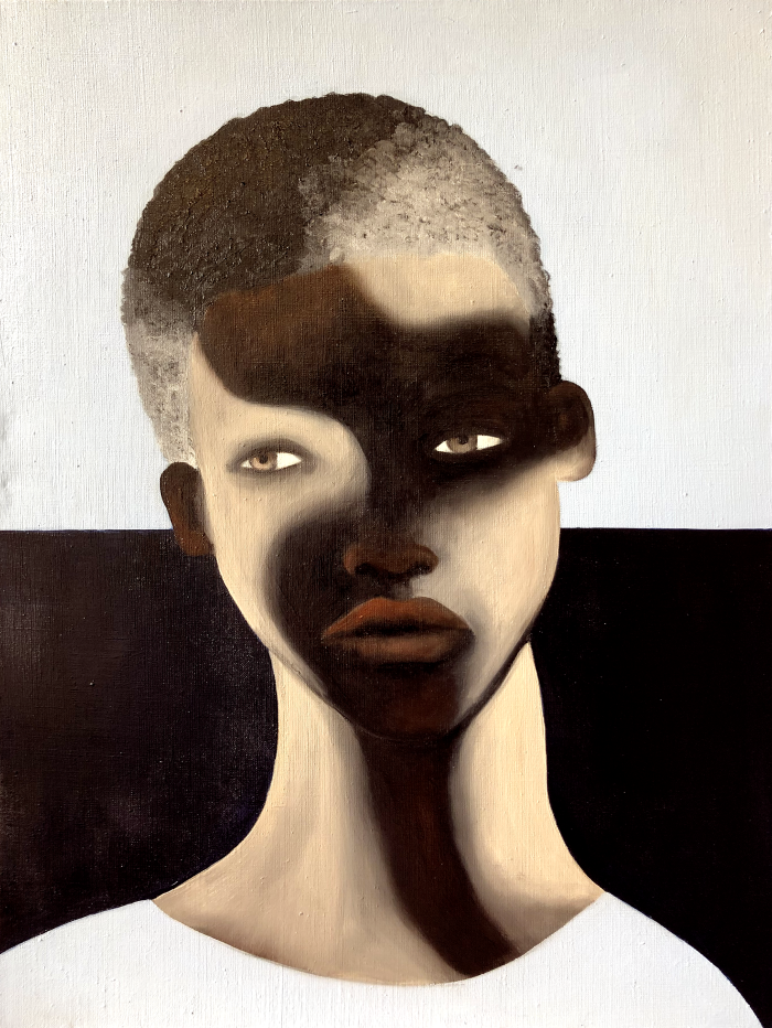 “Above the Difference” 80x60cm, oil on linen, 2020