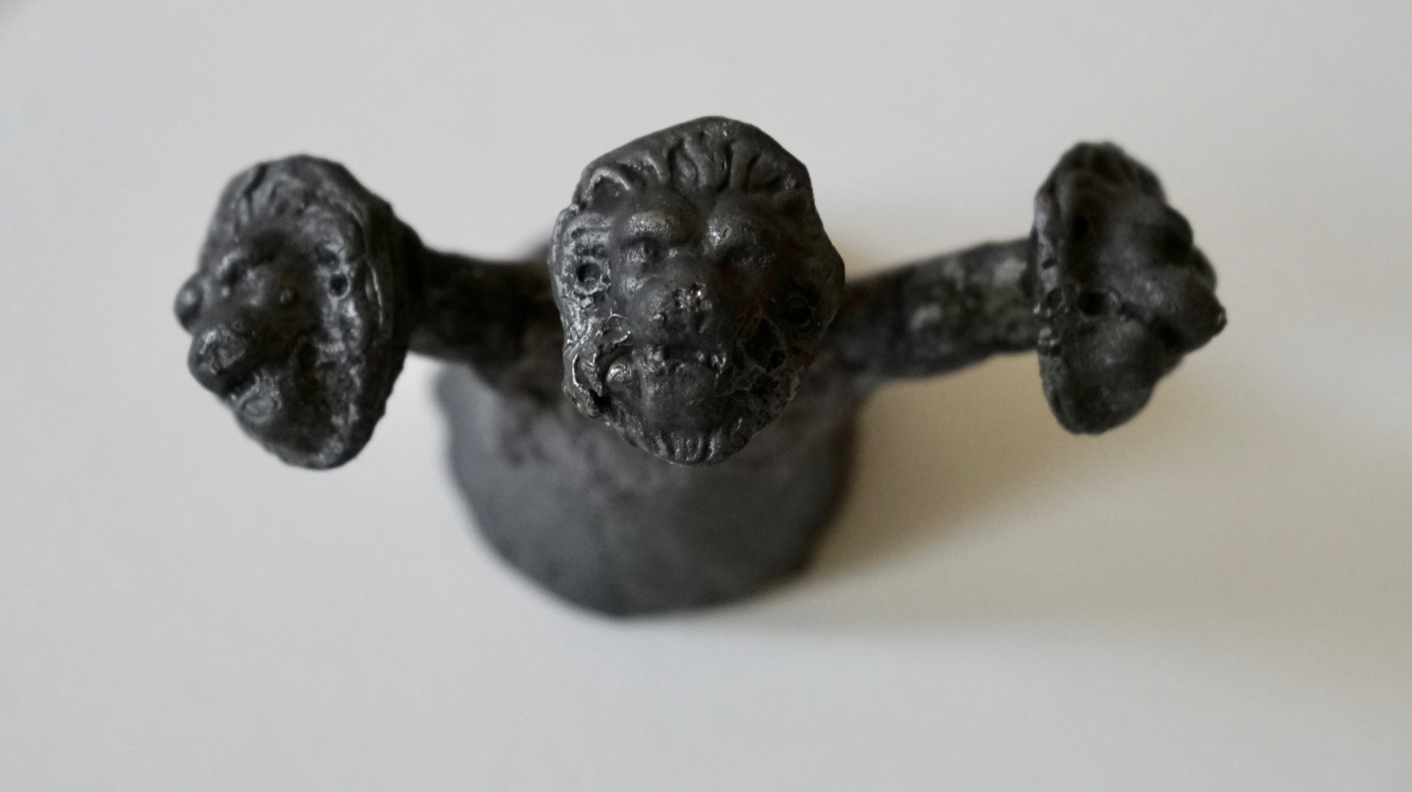 “Iron Casting of a Lion’s Head”