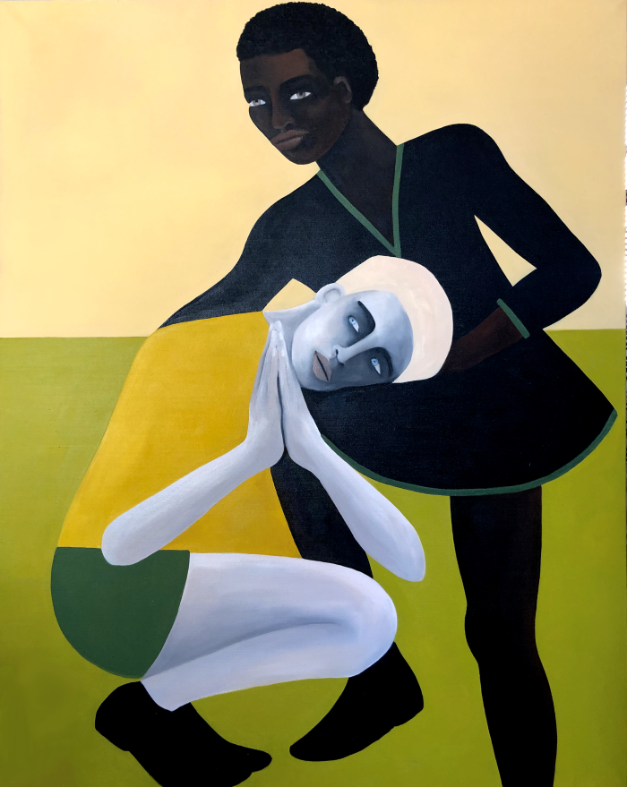 “La suplication” 146x114cm, Oil on linen, 2020