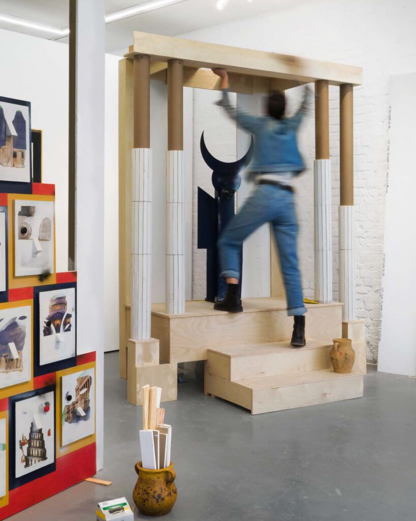 Leah Dixon, Capitol Babylon, day 9 of construction