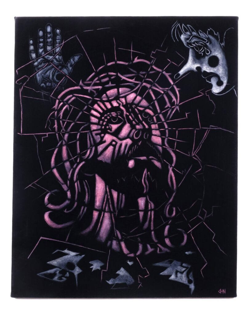 Cracked Jesus With Mime final nft