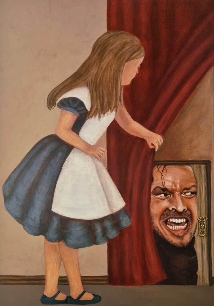 the door