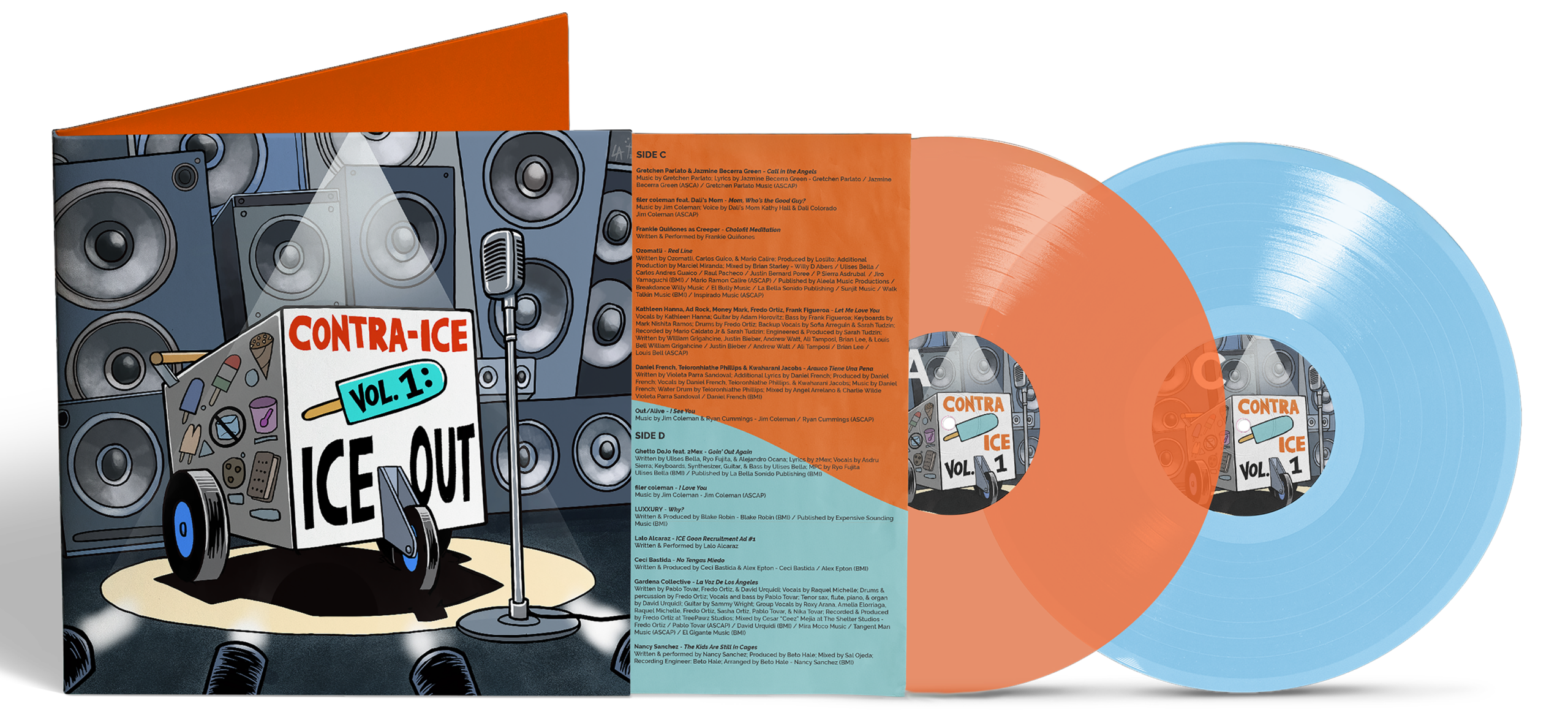 Musician Jim Coleman on Contra-ICE Vol. 1: ICE OUT, a powerful new collaborative album taking a stand against inhumane immigration enforcement 3 Crop Contra ICE Vinyl Packshot scaled